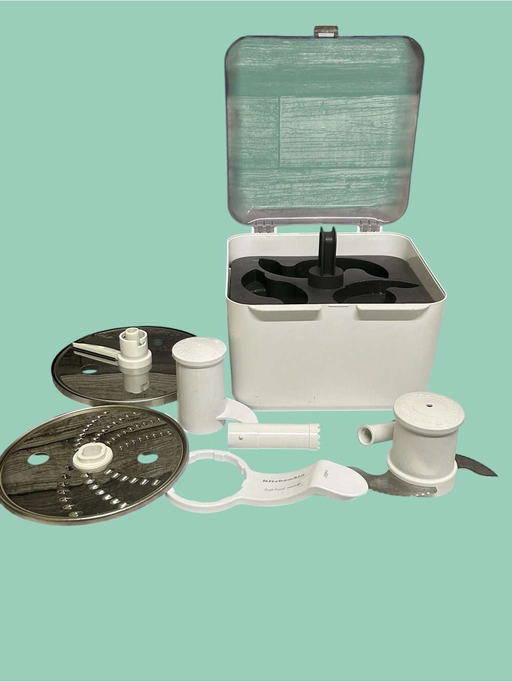 KitchenAid Food Processor Accessory Storage Case & Blades Set - Picture 2 of 6